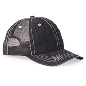 Herringbone Contrast Stitch Trucker Cap