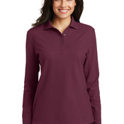 Ladies Silk Touch™ Long Sleeve Polo