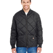 Men's  Diamond Quilted Nylon Jacket