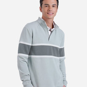 Men's Owen Quarter-Zip Colorblock Pullover