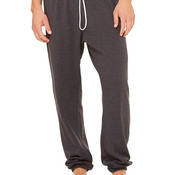 Unisex Sponge Fleece Long Scrunch Pants