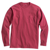 Unisex Garment-Dyed Heavyweight Long Sleeve Pocket T-Shirt