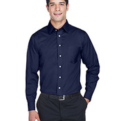 Men's Crown Collection® Solid Stretch Twill Woven Shirt