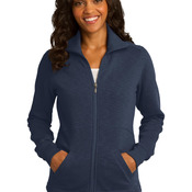 Ladies Slub Fleece Full Zip Jacket