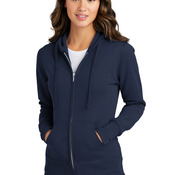 Ladies Core Fleece Full Zip Hooded Sweatshirt