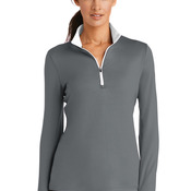 Ladies Dri FIT Stretch 1/2 Zip Cover Up