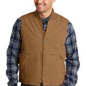 Washed Duck Cloth Vest