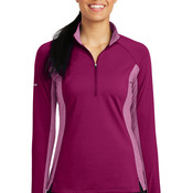 Ladies Sport Wick ® Stretch Contrast 1/4 Zip Pullover