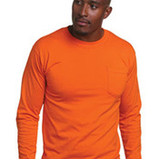 Adult Long-Sleeve T-Shirt with Pocket