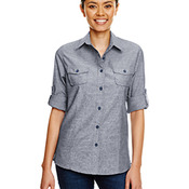 Ladies Chambray Woven Shirt