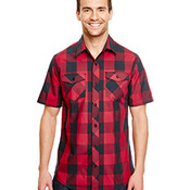 Mens Buffalo Plaid Woven Shirt