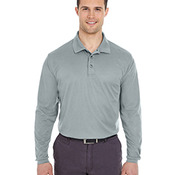 Adult Cool & Dry Long-Sleeve Mesh Piqué Polo