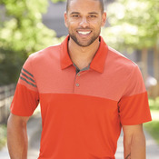 Heathered 3-Stripes Colorblocked Polo