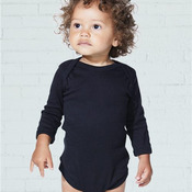 Infant Long Sleeve Baby Rib Bodysuit
