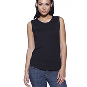 Ladies' CVC Sleeveless T-shirt