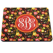 Black Back Rectangle Mouse Pad