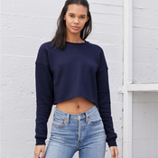 Women's Crop Fleece Crewneck Sweatshirt