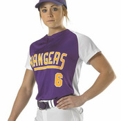 Girls' Two Button Fastpitch Jersey
