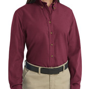 Women's Long Sleeve Poplin Dress Shirt