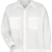 Button-Front Shirt Jacket - Tall Sizes