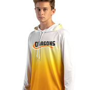Ombre Long Sleeve Hooded T-Shirt