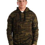 Men's Enzyme-Washed French Terry Hooded Sweatshirt