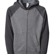 Toddler Lightweight Special Blend Raglan Zip Hood
