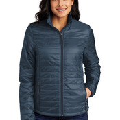 Ladies Packable Puffy Jacket