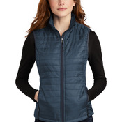 Ladies Packable Puffy Vest