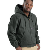 Men's Tall Highland Washed Cotton Duck Hooded Jacket