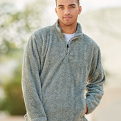 Boundary Shag Frosty Sherpa Quarter-Zip Pullover