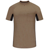 Short Sleeve FR Two-Tone Base Layer with Concealed Chest Pocket- EXCEL FR