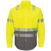 Hi-Visibility Color Block Uniform Shirt - EXCEL FR® ComforTouch® - 7 oz.