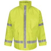 Men's Hi-Visibility Flame-Resistant Rain Jacket