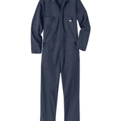 Basic Blended Long Sleeve Coverall