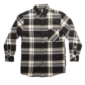 Youth Open Pocket Long Sleeve Flannel Shirt