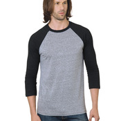 Unisex 4.2 oz., Triblend 3/4-Sleeve Raglan T-Shirt