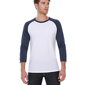 Men's CVC 3/4 Sleeve Raglan