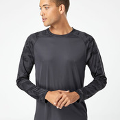 Cayman Performance Camo Colorblocked Long Sleeve T-Shirt