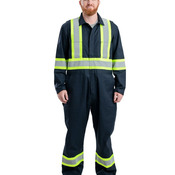 Men's Safety Striped Unlined Coverall