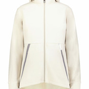 Eco Revive™ Women's Polar Fleece Hooded Full-Zip Jacket