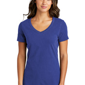 Ladies Beach Wash ® Garment Dyed V Neck Tee