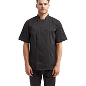 Unisex Short-Sleeve Recycled Chef's Coat