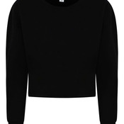 Ladies' Cropped Pullover Sweatshirt