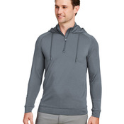 Unisex Vandyke Quarter-Zip Hooded Sweatshirt