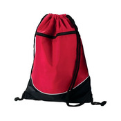 Tri-Color Drawstring Backpack