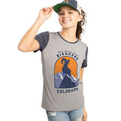 Ladies Gameday Vintage Ringer Tee