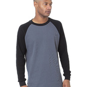 Men's Heavyweight Waffle Knit Thermal Raglan