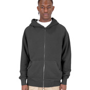 Men's Garment Dye Double-Zip Hooded Sweatshirt