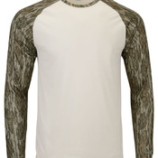 Men's Jackson Mossy Oak Colorblocked Long Sleeve T-Shirt